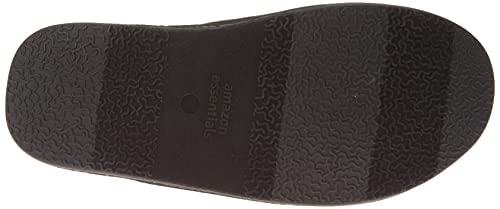 Amazon Essentials Women's Cozy Slipper, Black, 12