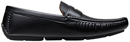 Jousen Men's Loafers Casual Slip On Penny Loafer Lightweight Driving Shoes (AMY802 Black 10)