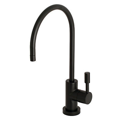 Kingston Brass KS8190DL Concord Water Filtration Faucet, 5-7/8" in Spout Reach, Matte Black