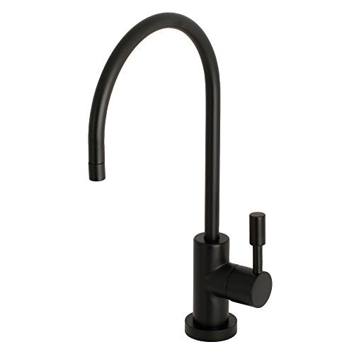 Kingston Brass KS8190DL Concord Water Filtration Faucet, 5-7/8" in Spout Reach, Matte Black