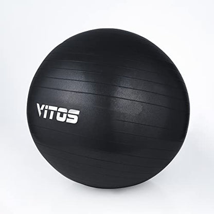 Vitos Exercise Yoga Ball - Birthing Ball for Pregnancy, Stability Balance, Fitness Workout, Quick Pump Included