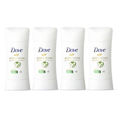 Dove Advanced Care Antiperspirant Cool Essentials 4 Count Deodorant for Women For 48 Hour Protection And Soft And Comfortable Underarms 2.6 oz