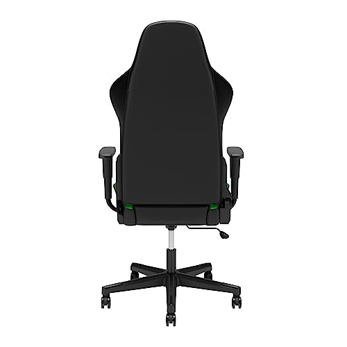 RESPAWN 110 Ergonomic Gaming Chair - Racing Style High Back PC Computer Desk Office Chair - 360 Swivel, Integrated Headrest, 135 Degree Recline with Adjustable Tilt Tension & Angle Lock - 2023 Green