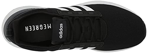 adidas Men's Racer TR21 Trail Running Shoe, Black/White/Core Black, 11