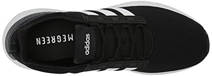 adidas Men's Racer TR21 Trail Running Shoe, Black/White/Core Black, 11