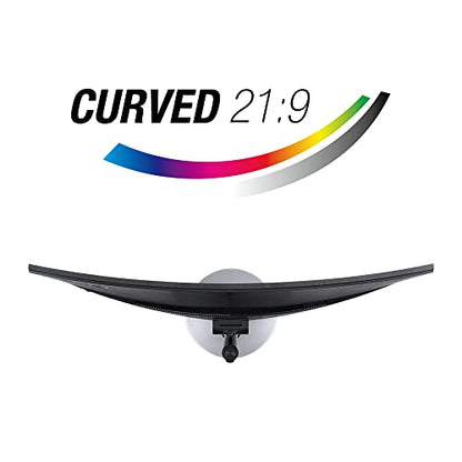 Acer CB342CUR bmiiphuzx 34" 1900R Curved Zero-Frame QHD (3440 x 1440) UltraWide IPS Monitor | AMD FreeSync | 75Hz | 1ms VRB | DCI-P3 95% | 1 x USB 3.1 (Type-C), 2 x HDMI 2.0 Ports & 1 x Display Port