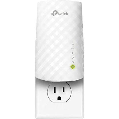 TP-Link WiFi Extender with Ethernet Port, Dual Band 5GHz/2.4GHz , Up to 44% more bandwidth than single band, Covers Up to 1200 Sq.ft and 30 Devices, signal booster amplifier supports OneMesh(RE220)