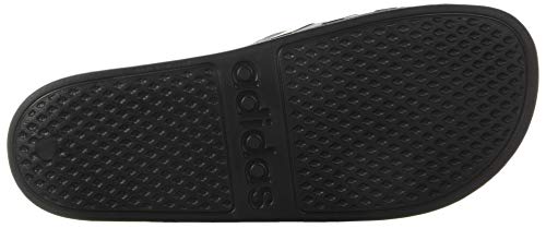 adidas Unisex Adilette Aqua Slides Sandal, Core Black/White/Core Black, 9 US Men