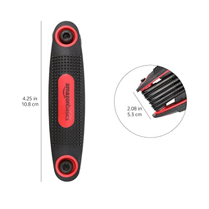 Amazon Basics Folding Hex Key Set - 3-Pack, Metric/SAE/Star