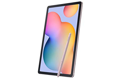 SAMSUNG Galaxy Tab S6 Lite 10.4" 128GB Android Tablet, S Pen Included, Slim Metal Design, AKG Dual Speakers, Long Lasting Battery, US Version, 2020, Chiffon Rose