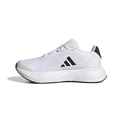 adidas Duramo SL Sneaker, White/Core Black/Grey, 11.5 US Unisex Little Kid