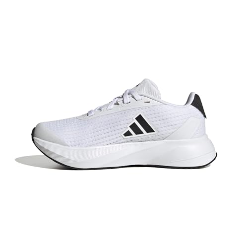 adidas Duramo SL Sneaker, White/Core Black/Grey, 11.5 US Unisex Little Kid