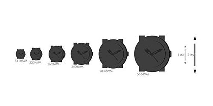 AX ARMANI EXCHANGE Men's Leather Watch, Color: Blue/Brown (Model: AX2501)
