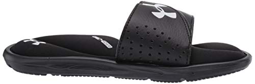 Under Armour Boys' Ignite VI Slide Sandal, Black (001)/Black, 3 M US Little Kid