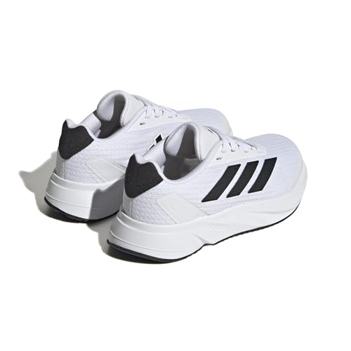 adidas Duramo SL Sneaker, White/Core Black/Grey, 11.5 US Unisex Little Kid