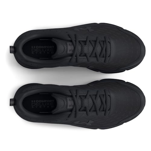 Under Armour Men's Charged Assert 10 Running Shoe, (004) Black/Black/Black, 10.5