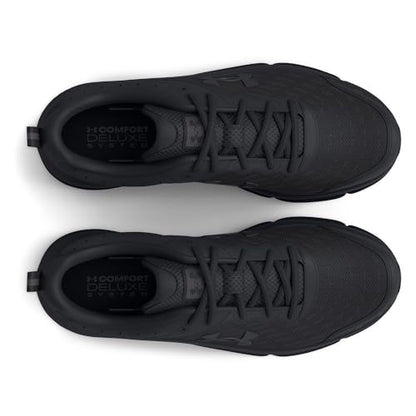 Under Armour Men's Charged Assert 10 Running Shoe, (004) Black/Black/Black, 10.5