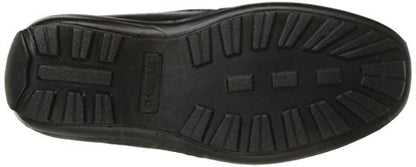 Deer Stags Boy's Booster Driving Moc Slip-On, Black, 2.5 Little Kid