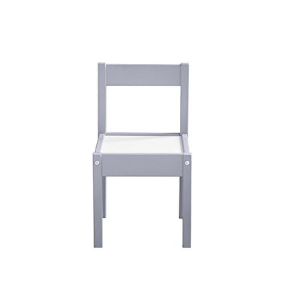 Baby Relax Hunter 3 Piece Kiddy Table and Chair Set, Gray