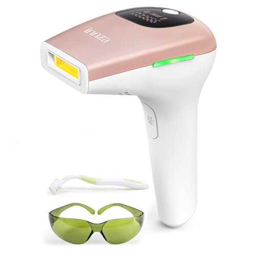 INNZA IPL Hair Removal for Women at-Home,Upgraded to 999,000 Flashes Painless Hair Remover,Facial Hair Removal Device for Armpits Legs Arms Bikini Line