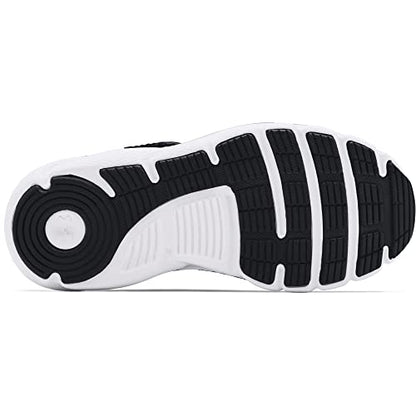 Under Armour boys Pre School Assert 9 Alternate Closure Sneaker, Black/White, 3 Little Kid US