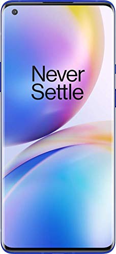 OnePlus 8 Pro Ultramarine Blue, 5G Unlocked Android Smartphone U.S Version, 12GB RAM+256GB Storage, 120Hz Fluid Display,Quad Camera, Wireless Charge, with Alexa Built-in