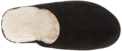 Amazon Essentials Women's Cozy Slipper, Black, 12