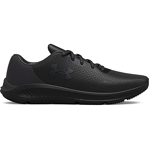 Under Armour Men's Charged Pursuit 3 Running Shoe, Black (002)/Black, 10