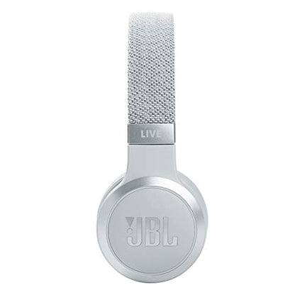 JBL Live 460NC - Wireless On-Ear Noise Cancelling Headphones with Long Battery Life and Voice Assistant Control - White, Medium