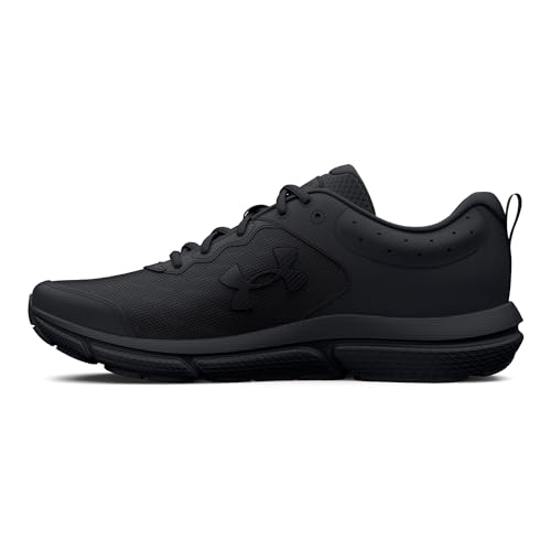 Under Armour Men's Charged Assert 10 Running Shoe, (004) Black/Black/Black, 11.5