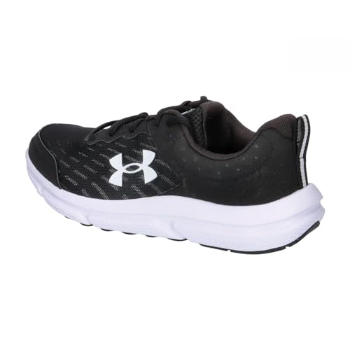 Under Armour Men's Charged Assert 10 Running Shoe, (001) Black/Black/White, 10.5