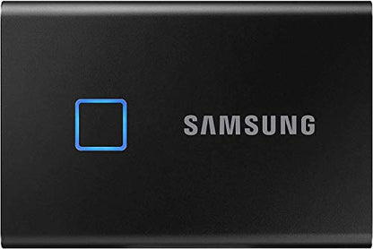 SAMSUNG SSD T7 Portable External Solid State Drive 1TB, Up to USB 3.2 Gen2 + 2mo Adobe CC Photography, Reliable Storage for Gaming, Students, Professionals, (MU-PC1T0T/AM), Black