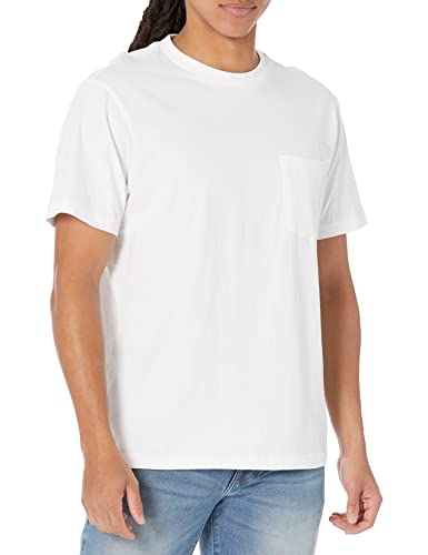 GAP Mens Pocket Tee T Shirt, White V2 Global, Small US
