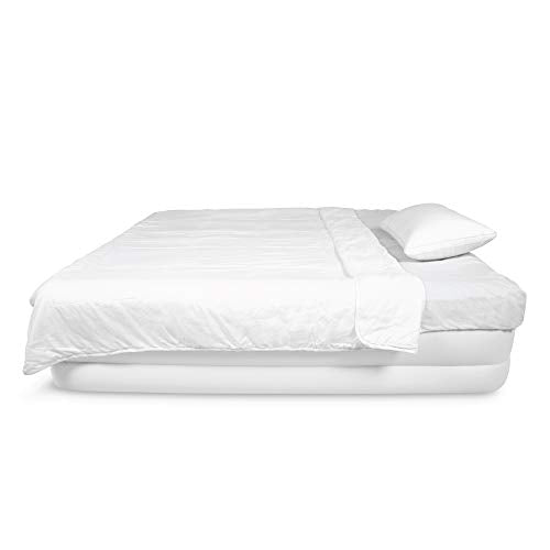 SoundAsleep Dream Series Luxury Air Mattress with ComfortCoil Technology & Built-in High Capacity Pump for Home & Camping- Double Height, Adjustable, Inflatable Blow Up, Portable - King Size
