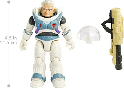 Mattel Disney Pixar Lightyear Space Ranger Alpha Darby Steel Figure, Authentic Action Figure 5 Inch Scale,14 Posable Joints, Collectible Toy 4 Years & Up