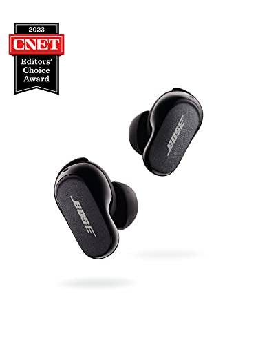 NEW Bose QuietComfort Earbuds II, Wireless, Bluetooth, World’s Best Noise Cancelling In-Ear Headphones with Personalized Noise Cancellation & Sound, Triple Black