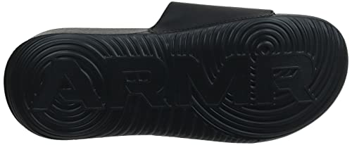 Under Armour boys Ansa Fix Slide Sandal, Black (004)/ Black, 1 Little Kid US