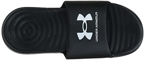 Under Armour boys Ansa Fix Slide Sandal, Black (004)/ Black, 1 Little Kid US