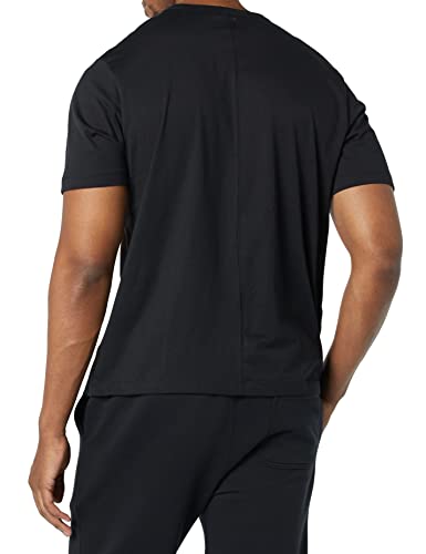 Amazon Aware Men's Organic Cotton Crew Short-Sleeve T-Shirt, Black, Medium