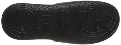 Under Armour Men's Ansa Fixed Strap Slide Sandal, Black (004)/Black, 11