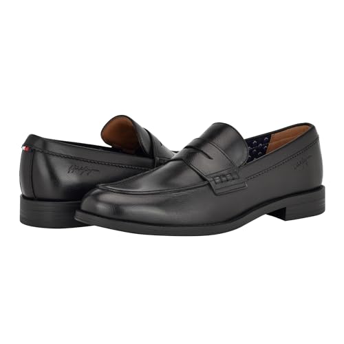 Tommy Hilfiger Men's Japeth Loafer, Black 001, 9M
