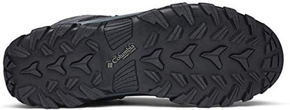 Columbia Men's Newton Ridge Plus II Suede Waterproof Boot, Breathable with High-Traction Grip, shark/black,9