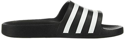 adidas Adilette Aqua Slides Black/White/Black Men's 9, Women's 10 Medium