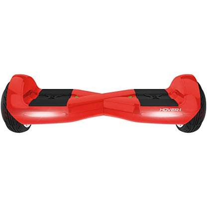 Hover-1 Dream Electric Hoverboard | 7MPH Top Speed, 6 Mile Range, Long Lasting Lithium-Ion Battery, 5HR Full Charge, Rider Modes: Beginner to Expert, Red, 25 x 9 x 9