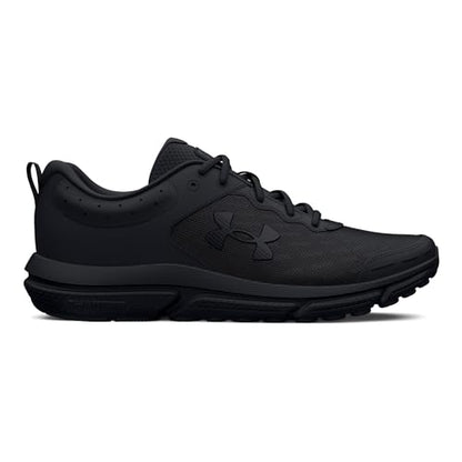Under Armour Men's Charged Assert 10 Running Shoe, (004) Black/Black/Black, 10.5
