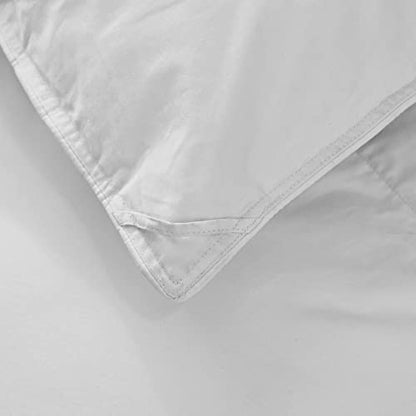 Acrafsman All Season Down Twin Comforter,Luxurious Hotel Collection Duvet Insert with Corner Tabs,Noiseless,Medium Warm,White,68x90 Inches