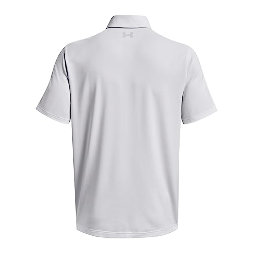 Under Armour Mens Playoff Polo 3.0 , (100) White / White / Halo Gray , Medium