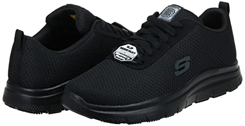 Skechers Men's Flex Advantage Bendon Work Shoe, Black, 10.5