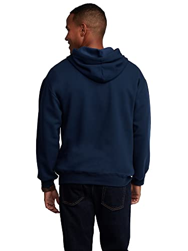 Fruit of the Loom Men's Eversoft Fleece Sweatshirts & Hoodies, Full Zip-Navy, Medium