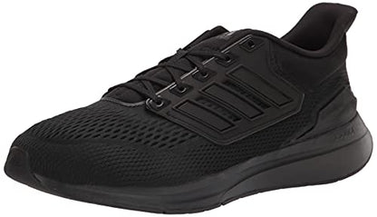 adidas Men's EQ21 Trail Running Shoe, Black/Black/Black, 9